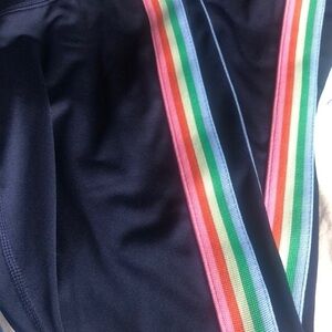 GAPfit Rainbow Stripe Girls’ Leggings size Large